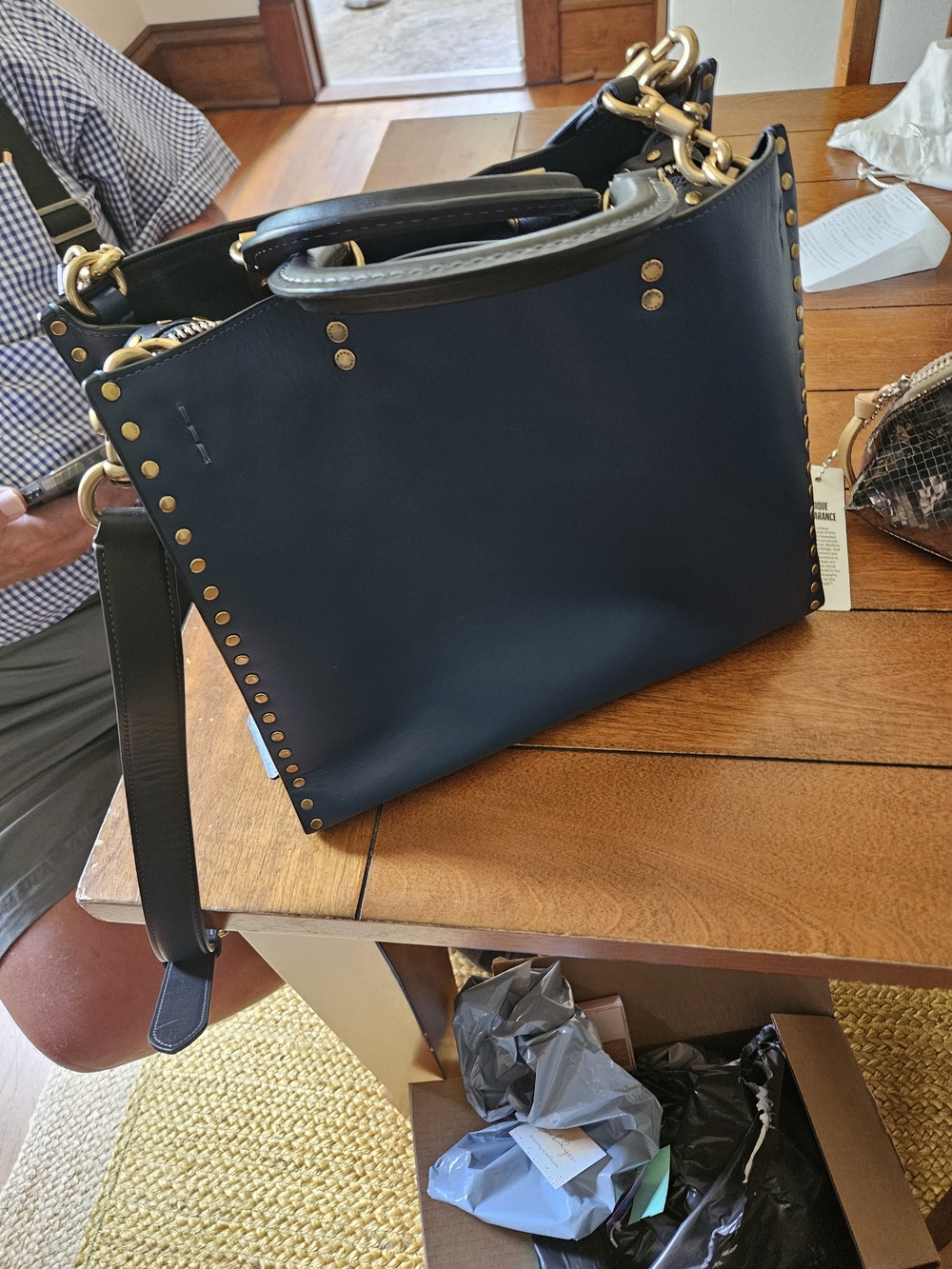 Rogue Bag In Colorblock With Rivets - Picture 13 of 16